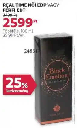 Rossmann Real time női edp vagy férfi edt ajánlat