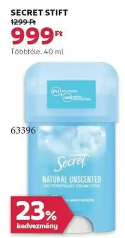Rossmann Secret stift ajánlat