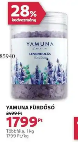Rossmann Yamuna fürdősó ajánlat