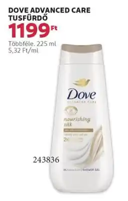 Rossmann Dove advanced care tusfürdő ajánlat