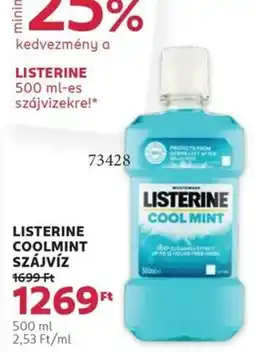 Rossmann Listerine coolmint szájvíz ajánlat