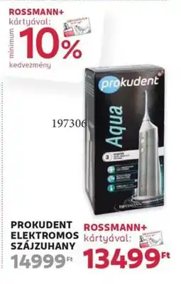 Rossmann Prokudent elektromos szájzuhany ajánlat