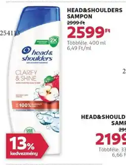 Rossmann Head&shoulders sampon ajánlat