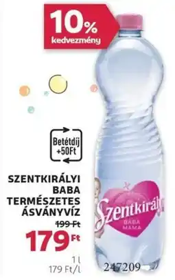 Rossmann Szentkirályi baba természetes ásványvíz ajánlat