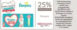 minden Pampers Pants Jumbo Pack bugyipelenka