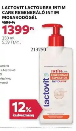 Rossmann Lactovit lactourea intim care regeneráló intim mosakodógél ajánlat