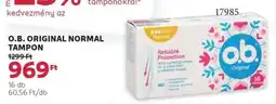 Rossmann O.b. original normal tampon ajánlat