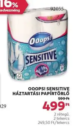 Rossmann Ooops! sensitive háztartási papírtörlő ajánlat