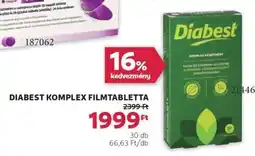 Rossmann Diabest komplex filmtabletta ajánlat