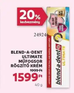 Rossmann Blend-a-dent ultimate műfogsor rögzítő krém ajánlat