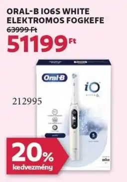 Rossmann Oral-b 106s white elektromos fogkefe ajánlat