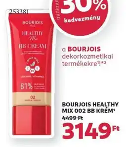 Rossmann Bourjois healthy mix 002 bb krém ajánlat