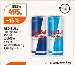 Müller Red Bull Energiaital ajánlat