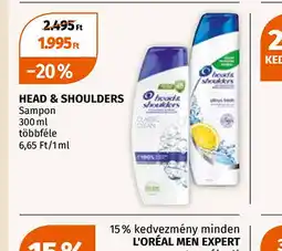 Müller Head & Shoulders Sampon ajánlat