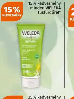 Müller Weleda tusfürdő ajánlat