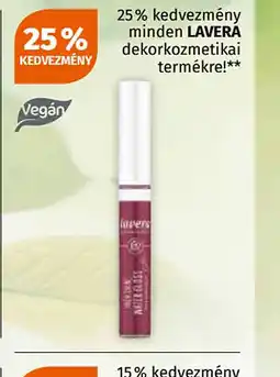 Müller Lavera dekor kozmetikai termék ajánlat