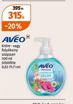 Müller Aveo Krém- vagy folyékony szappan ajánlat