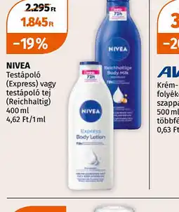 Müller Nivea Testápol ajánlat