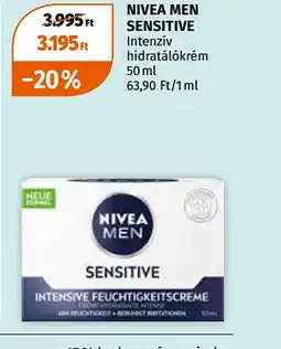 Müller Nivea Men Sensitive ajánlat