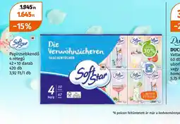 Müller Softstar Papírzsebkendő ajánlat