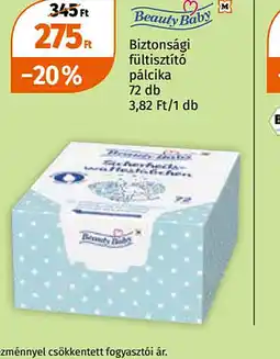 Müller Beauty Baby Biztonsági fültisztít pálcika ajánlat