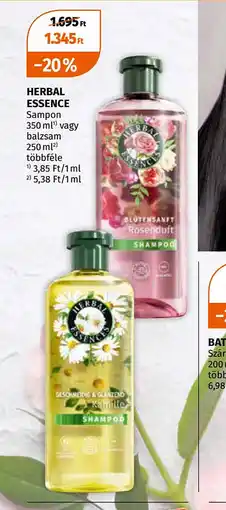 Müller Herbal Essence Sampon ajánlat