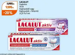 Müller Lacalut Fogkrém ajánlat