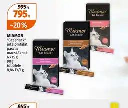 Müller Miamor "Cat Snack" jutalomfalat ajánlat