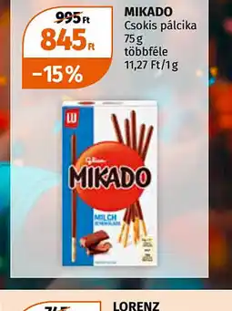 Müller Mikado Csokis pálcika ajánlat