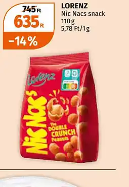 Müller Lorenz Nic Nacs snack ajánlat