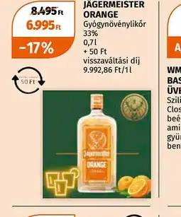 Müller Jägermeister Orange ajánlat