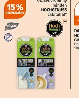 Müller Hochgenuss Haferdrink ajánlat