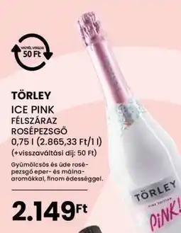 Spar Törley Ice Pink Félszáraz Rosépezsgő ajánlat
