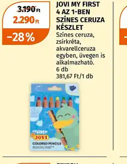 Müller Jovi My First 4 az 1-ben színes ceruza készlet ajánlat