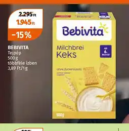 Müller Bebivita Tejpep ajánlat