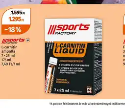 Müller Sports Factory L-carnitin ampulla ajánlat
