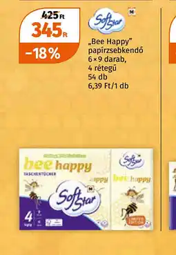Müller Softstar Bee Happy papírzsebkendő ajánlat