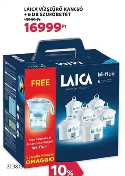 Rossmann Laica vízszűrő kancsó +6 db szűrőbetét ajánlat