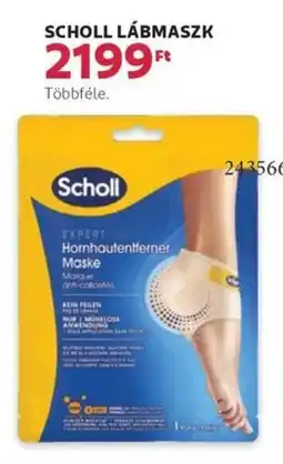 Rossmann Scholl lábmaszk ajánlat
