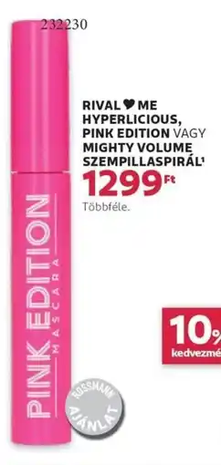 Rossmann Rival me hyperlicious, pink edition stb. ajánlat