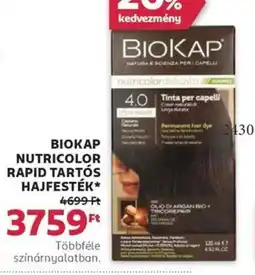 Rossmann Biokap nutricolor rapid tartós hajfesték ajánlat