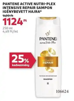 Rossmann Pantene active nutri-plex intensive repair sampon igénybevett hajra ajánlat