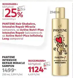 Rossmann Pantene intensive repair miracle sampon ajánlat