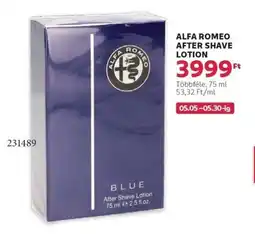 Rossmann Alfa fromeo after shave lotion ajánlat
