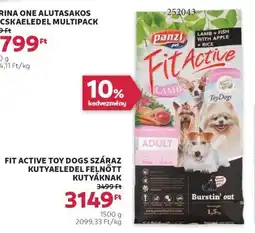 Rossmann Fit active toy dogs száraz kutyaeledel felnőtt kutyáknak ajánlat