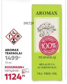 Rossmann Aromax teafaolaj ajánlat