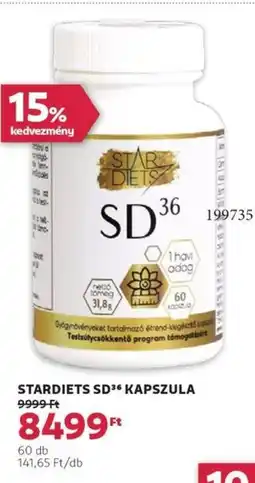 Rossmann Stardiets sd36 kapszula ajánlat
