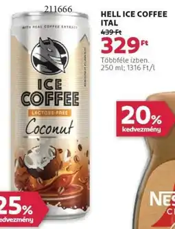 Rossmann Hell ice coffee ital ajánlat