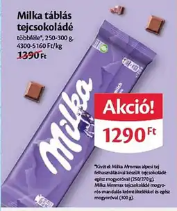 EcoFamily Milka táblás tejcsokoládé ajánlat