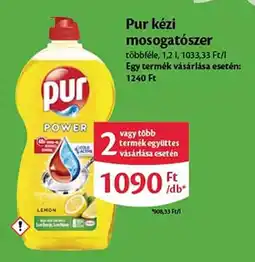 EcoFamily Pur kézi mosogatószer ajánlat